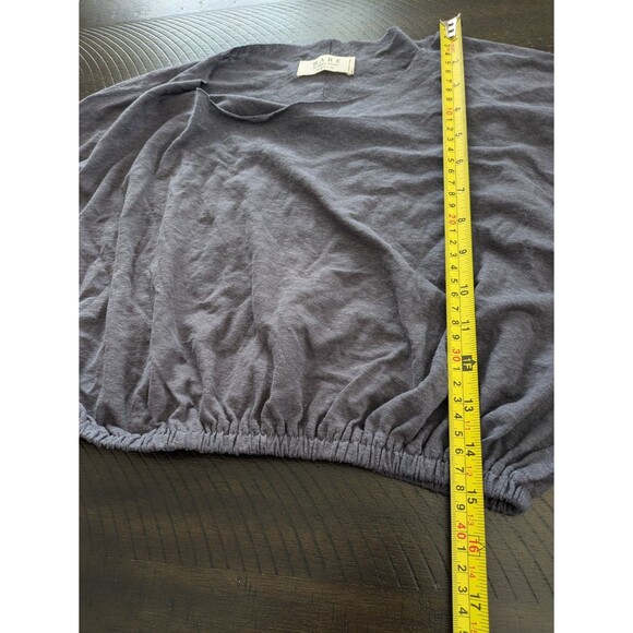 Bare Charlie Holiday Crop Top Small Hemp Organic Cotton Boho Bell Sleeve $99 - Picture 9 of 9